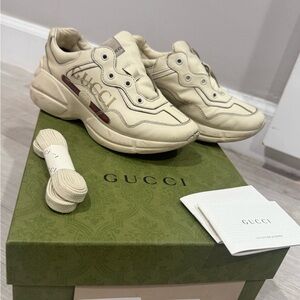 Gucci Cream Sneakers
